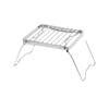 Portable Backpacking Grill Sliver Folding Grill Rack BBQ Grill Campfire Grill  Backpacking Hiking