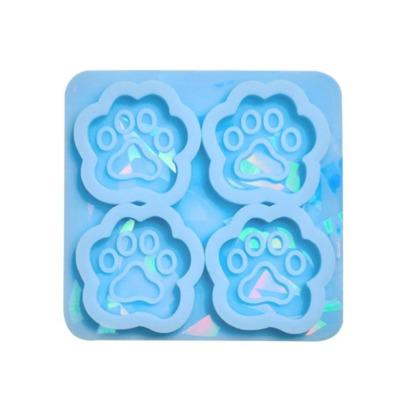 

DIY Light and Shadow Keychain Earrings Silicone Epoxy Mold DIY Geometric-shape Pendant Crafting Mould for Valentine Gift