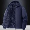 Polar fleece Hooded Jacket for men Autumn Winter Outdoor Thicken Warm Parkas Coats Men Hiking Camping Jackets Clothing