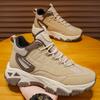 Four Seasons Hard Work High Top Large Size Platform Sports Casual Shoes Hiking Shoes Daddy Shoes
