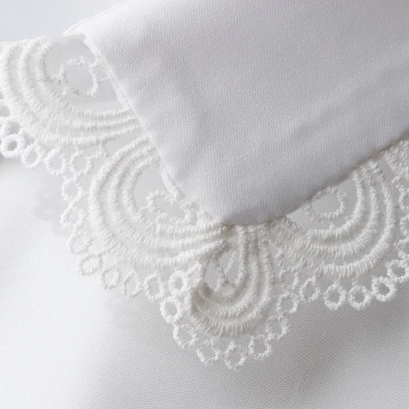 Chiffon Doll Detachable Collar Women Half Shirt White False Collar Woman Fake Collar Shirt Kragen Sahte Yaka Kraagje Nep Dames