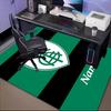 Custom Name Green Shield America Design Rug Game Carpet, Floor Mat for Bedroom Living Room Entryway Rug, Home Decor Idea Gift for Christmas birthday