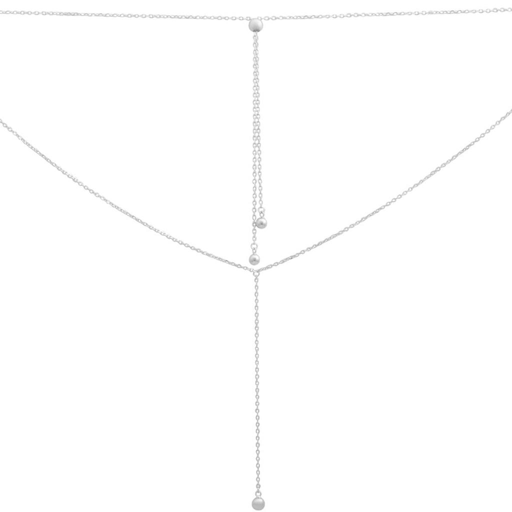 Silver Necklace Without Stones, Item Weight 3.2 G (2183945)