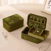 Detachable Velvet Jewelry Holder Rings Necklace Jewelry Storage Case Square Jewelry Box  Outdoors