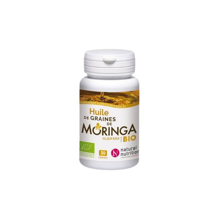 Natural nutrition Moringa huile bio 30 capsules