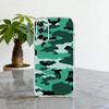 Camouflage  Phone Case Transparent Silicone Soft For SamsungA10,12,20,21S,30,31,40,50,51,52,70,71