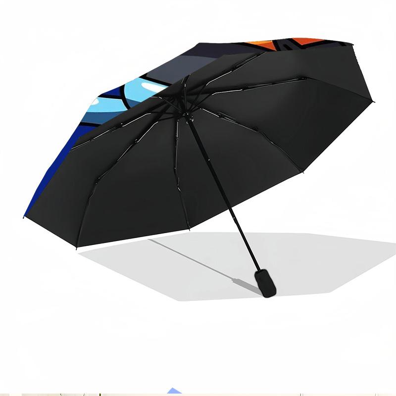 Among Us Print Automatic Open Close Umbrella, Portable Foldable Umbrella, for Outdoor Commute Camping Trip, Ideal Birthday Gift