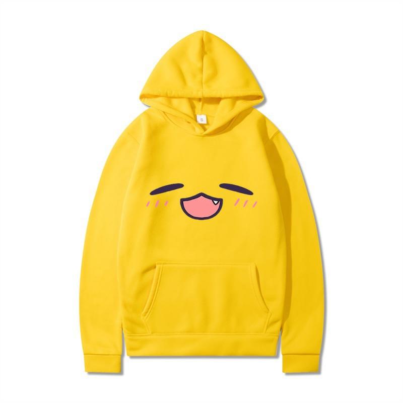 Tako Takodachi Face Hoodies Anime Hololive Hoodies Men's and Women's Sweatshirts