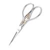 1pc Stainless Steel Tailor Scissors Household   Sewing Accessories(black with gold pattern)