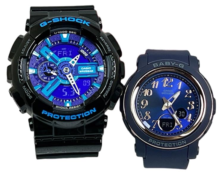 

[Casio] CASIO Pair Watch G-SHOCK G-Shock BABY-G Baby G Ana-Digi Battery Operated Genuine Pair Case Set of 2 GA-110HC-1AJF BGA-290SA-2AJF Watch