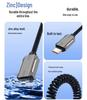 240W Magnetic Retractable Dual Type-C Charging Cable for Huawei & iPhone 17