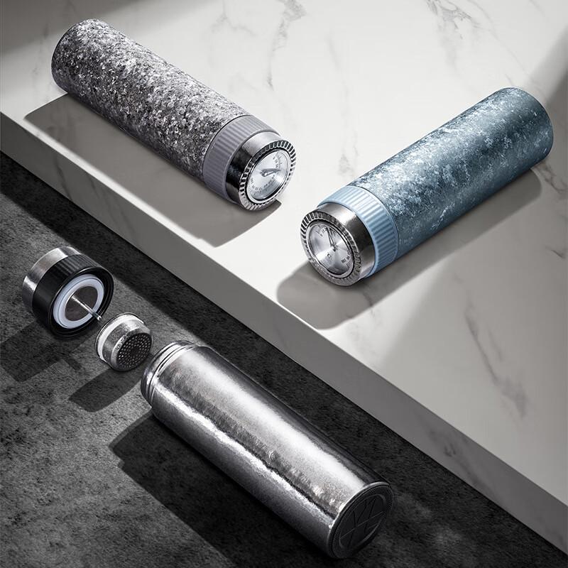 Shangqi Double-Layer Titanium Thermos with Temperature Display