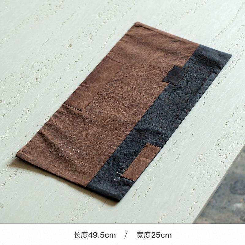 New Chinese Style Xiangyun Silk Tea Table Mats Elegant Bowl Pot Mat Drink Coaster Household Dinner Table Cloth Mat For Tea Gift