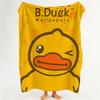 Toy Y Yellow R Rubber D Duck Throw Flannel Throw Blanket Suitable for Sofa Living Room Bedroom