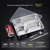 304 Stainless Steel Divided Lunch Tray