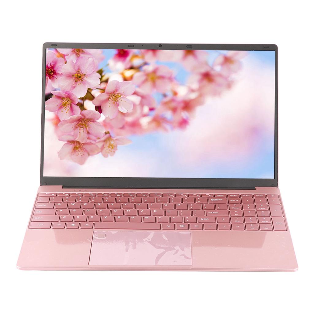 15.6 Inch Laptop for Windows 11 with Fingerprint Unlock Keyboard Backlight 16GB 1TB 2K 2.4G 5G WIFI Laptop 100‑240V