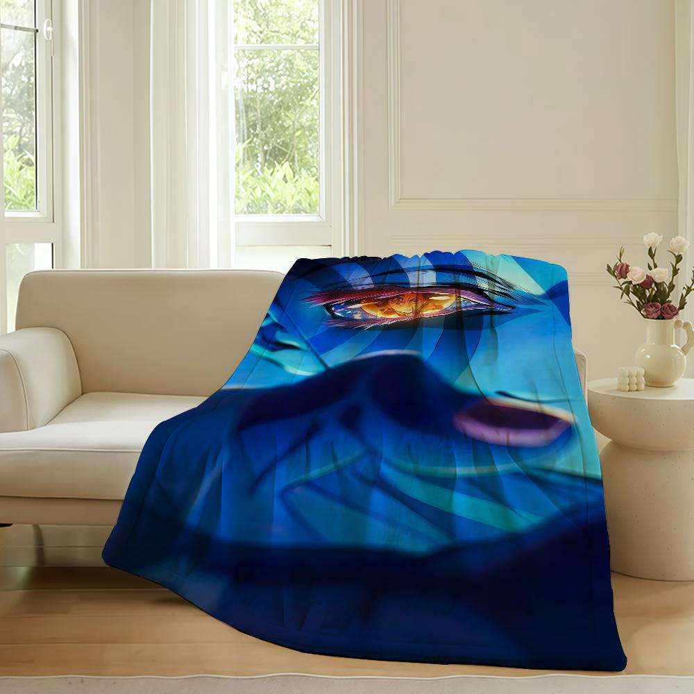 Abenteuer-Anime D-Demon Haori S-SlayerS Decke für Sofa Büro Bett Flugzeug Reisen Schlafen Lesen Entspannen Camping Weich und Warm