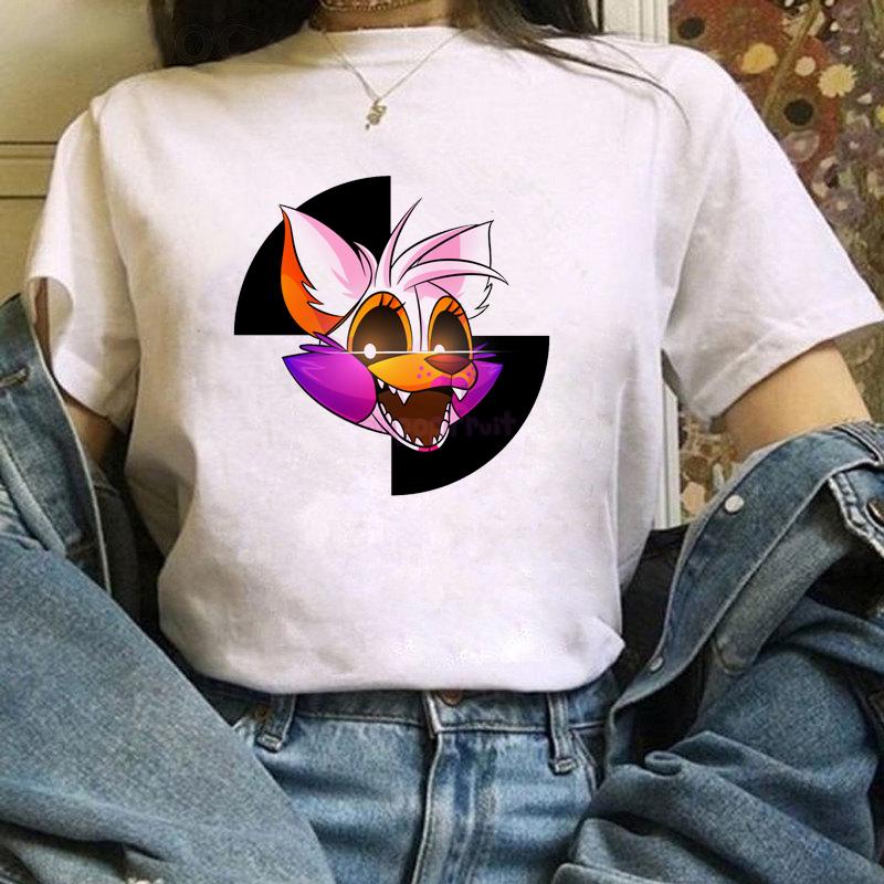 Fnaf Lolbit Fanart Five Nights At Freddy S Sister Location F Anime Printing Womens T Shirt Summer Street Casual Stretch Slim Tees Basic Couple Tshirs Buy At A Low Prices On Joom E Commerce Platform