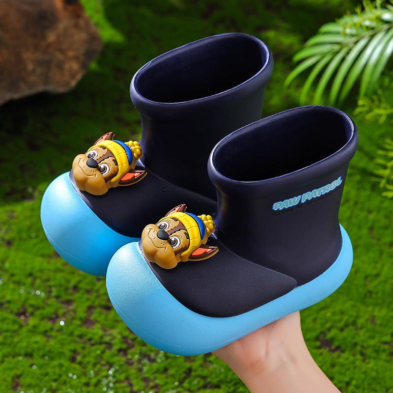 

Детские резиновые сапоги Paw Patrol Нескользящие для мальчиков и девочек Детские резиновые сапоги для мальчиков Обувь для малышей Водонепроницаемая резиновая обувь для мужчин 20CM