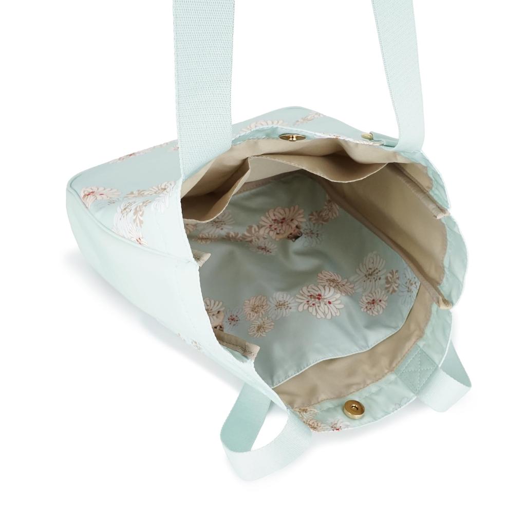 Paul Joe Tote Bag Accessoires Chrysantheme Nonette Vertical A4 Compatible Mint & & PJA-B1357
