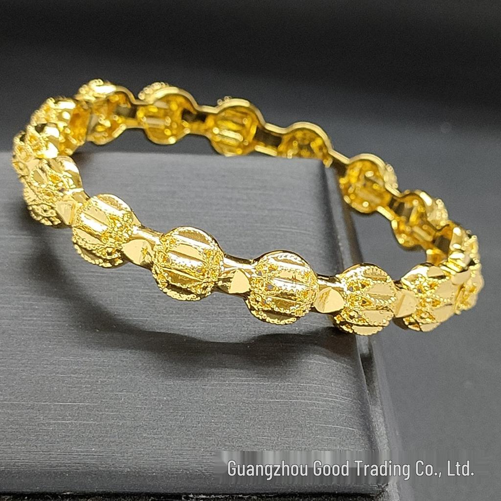Bracelet de mariée Bollywood plaqué or 24 carats: Bijoux de mariée pour femmes