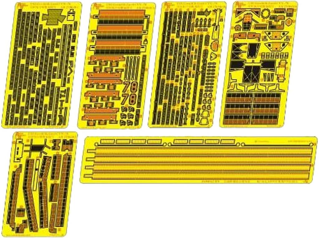 Artist Hobby American Aircraft Carrier Gerald Ford Basic Set Magic Plastic Model Parts AHLAH270040 1/700 R. (for Factory)