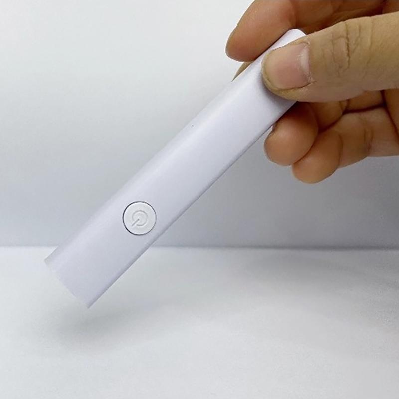 Mini Lâmpada de Unha Portátil Secador Caneta Uv Led Cura Esmalte Gel Todos os Géis Ferramenta Cabine Lanterna de Dedo Único Lâmpada Equipamento de Nail Art