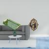 Dessert Plate Coffee Table Tray with Handle Serving Jewelry Storage Vintage Design Art
