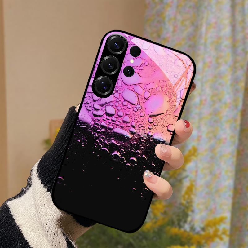 Glas Hülle Für Samsung S20 Ultra 5G Harte PC Gehärtetes Glas Handy Hülle Für Galaxy S21 / S22 / S23 / S24 / S30 Ultra Fundas Hüllen