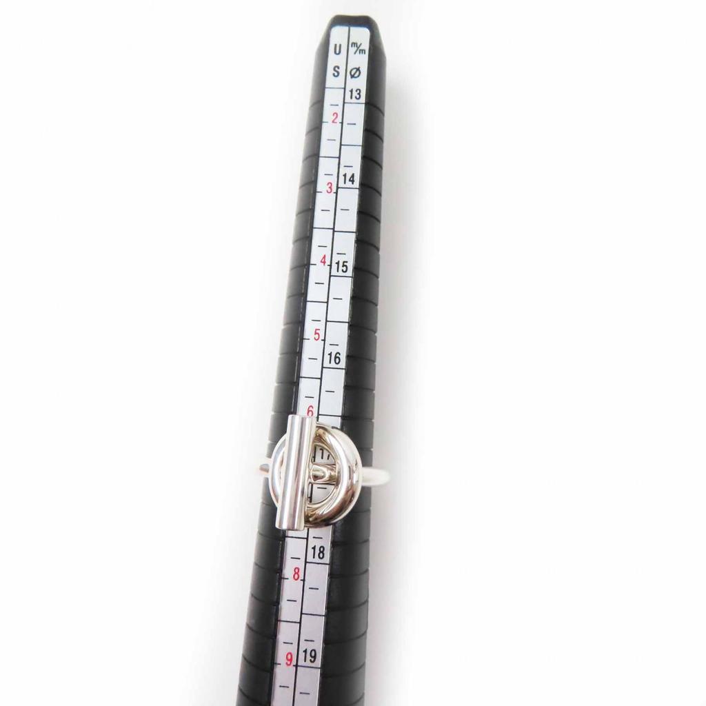 Pristine HERMES Ring Echappee Silver AG925 Women Used