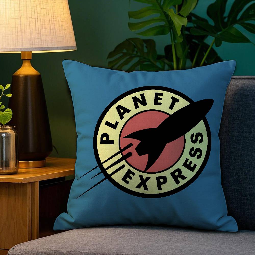 F-Futurama B-Bender Cool Kissenbezug Zuhause Beidseitiger Druck Kurzplüsch Farbecht Mikrofaser Kissenbezug