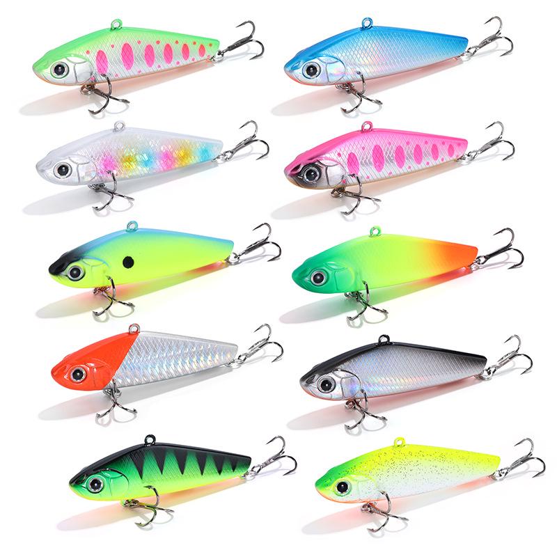 Custom Pointed Tail Vib Lure: Iron Plate Vibration Casting Swim Bait