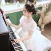 Girls Princess Dress Wedding Pageant Piano Performance Formal Occasion
