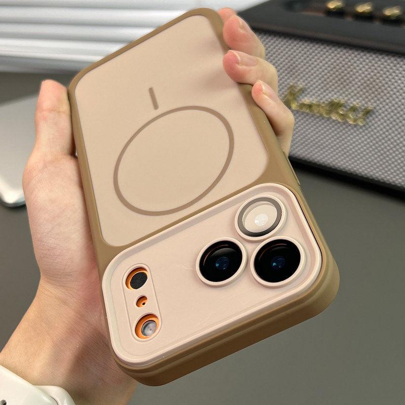 

Для Magsafe Магнитный Чехол для Телефона Для iPhone 17 Pro Max 16 15 14 Pro Max 13 Мгновенное Превращение в 17 Оригинальный Ударопрочный Чехол iPhone17
