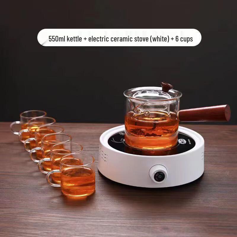 Shangqi Glass Teapot Set with Ceramic Stove