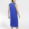 Nike Nsw Dress Jersey Sisterhood Casual Sports Breathable Knitted Sleeveless Dress Women Dresses Blue CU6788-405