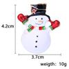 Christmas Brooch Set Santa Snowman Tree Pin Popular In Europe & US | Festive Lapel Pins for Xmas Sweater Decoration Men Women Body Accessories