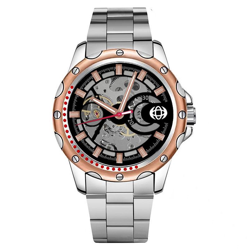 UTHAI M25 Leisure and Fashion Men's Watch Sports Automatic Hollow Mechanical Watch Cool Clock Giftwatches for man