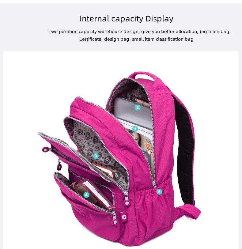 Prémiový lehký a prodyšný batoh pro cestování a volný čas - Univerzální unisex design pro studenty