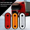 10pcs 12V 24V Truck Side Marker Light LED Trailer Lights Reflector Van Clearance Lights For Scania For DAF Truck For Isuzu