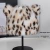 Autumn And Winter Plush Leopard Print Fisherman Hat Sub Warm Bucket Basin Hat Show Face Small Hat Women's Hat