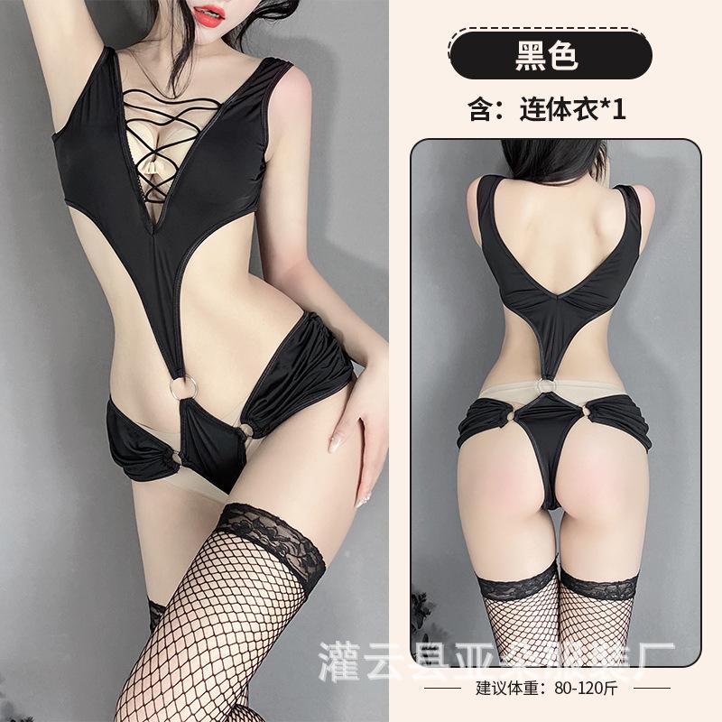 Sex underwear sm free small chest big uniform women's one-piece temptation pure desire pajamas
