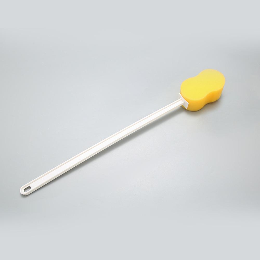 Hållbar Badsvamp med Långt Handtag Lätt Ryggskrubb Kroppstvättborste Mjuk Exfolierande Verktyg Ryggtvättare