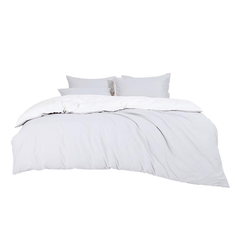 One s Member 60-Thread Count Pure Cotton Brushed Antibacterial 4-Piece Bedding Set 1.8m Bed (Duvet Cover 220x240cm)