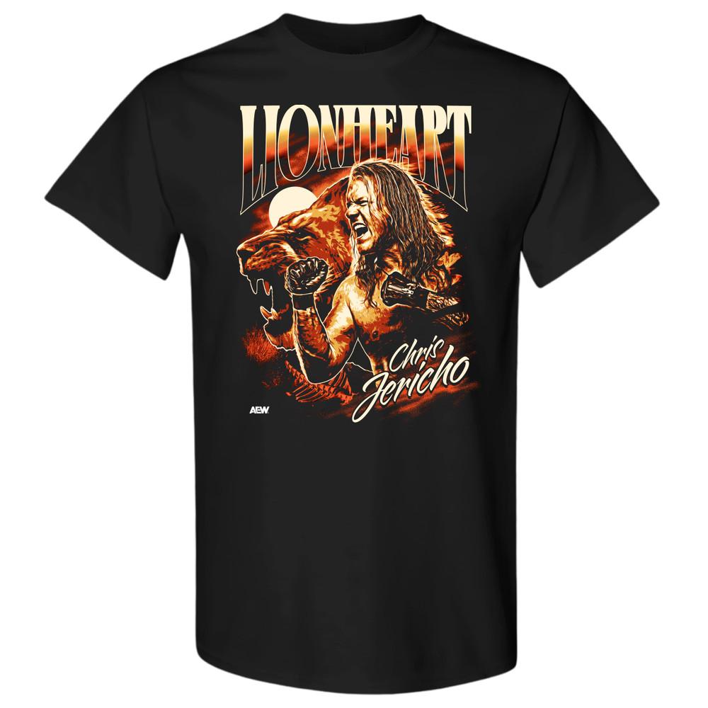 CHRIS JERICHO  THE LIONHEART AEW Official TShirt Unisex T-Shirt S