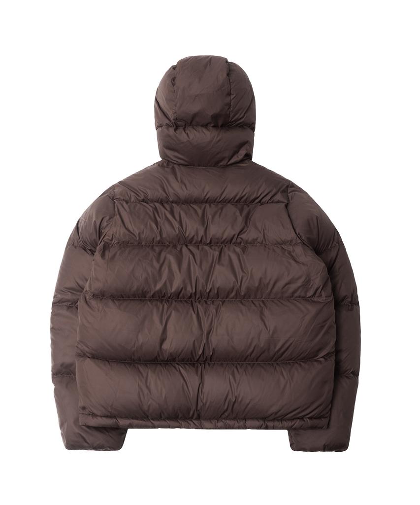 Qt8 Garments Rg Duck Down Heavyweight Hoodie Jacket (Brown)