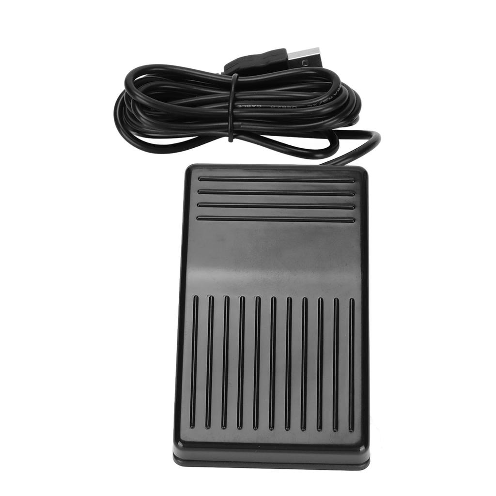 USB Foot Switch Pedal Photoelectric Switch Multifunctional Single Foot Switch Pedal with 2 Meters Cable for Computer