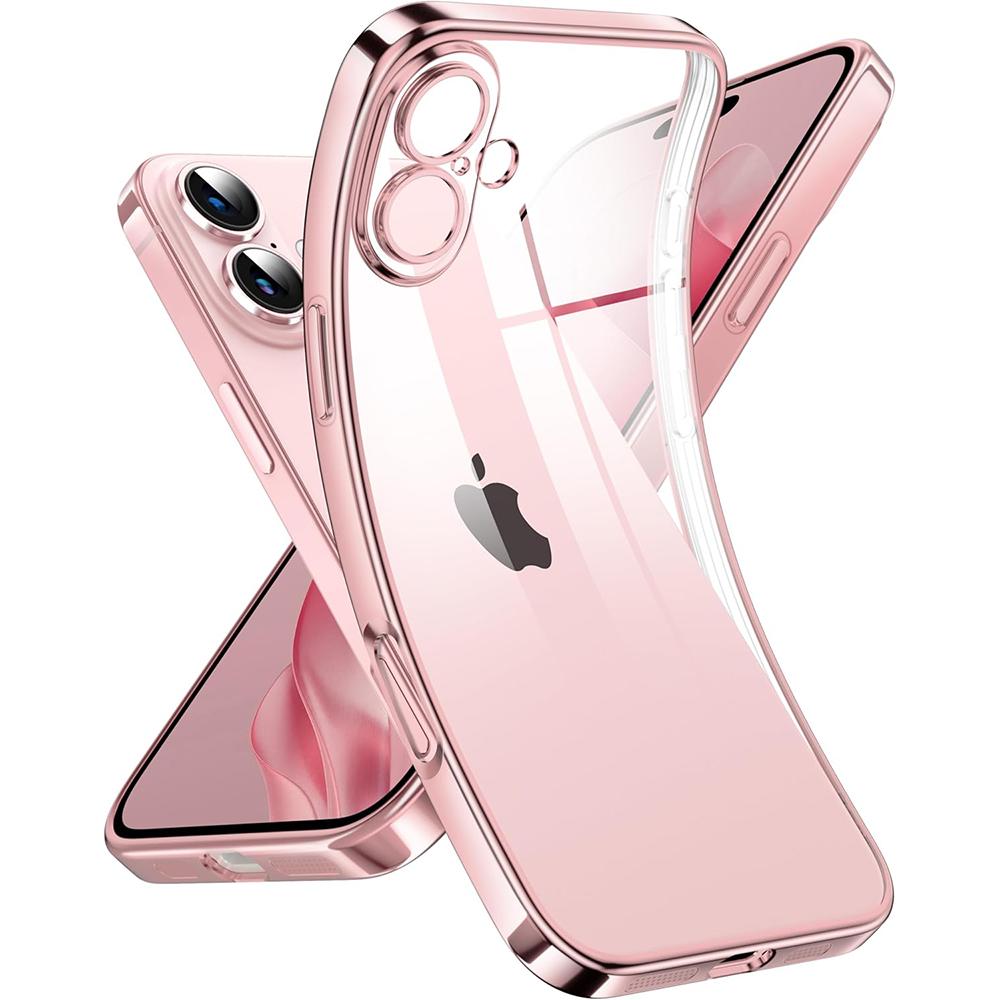

Роскошный Силиконовый Мягкий Чехол с Покрытием Для iPhone 16 15 14 Plus 13 12 Mini Plus 11 Pro Max Квадратный Прозрачный Тонкий Ударопрочный Чехол-Оболочка For iPhone 11