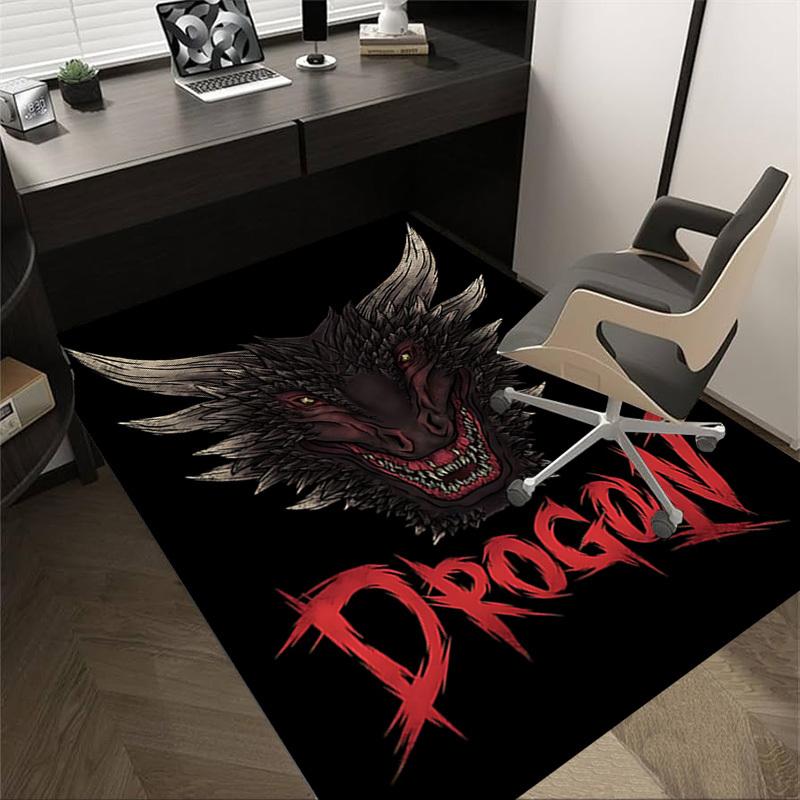 

1pc Drogon Carpet, Office Rug Outdoor Mat Home Decor Area Carpet Festival 60cm by 90cm