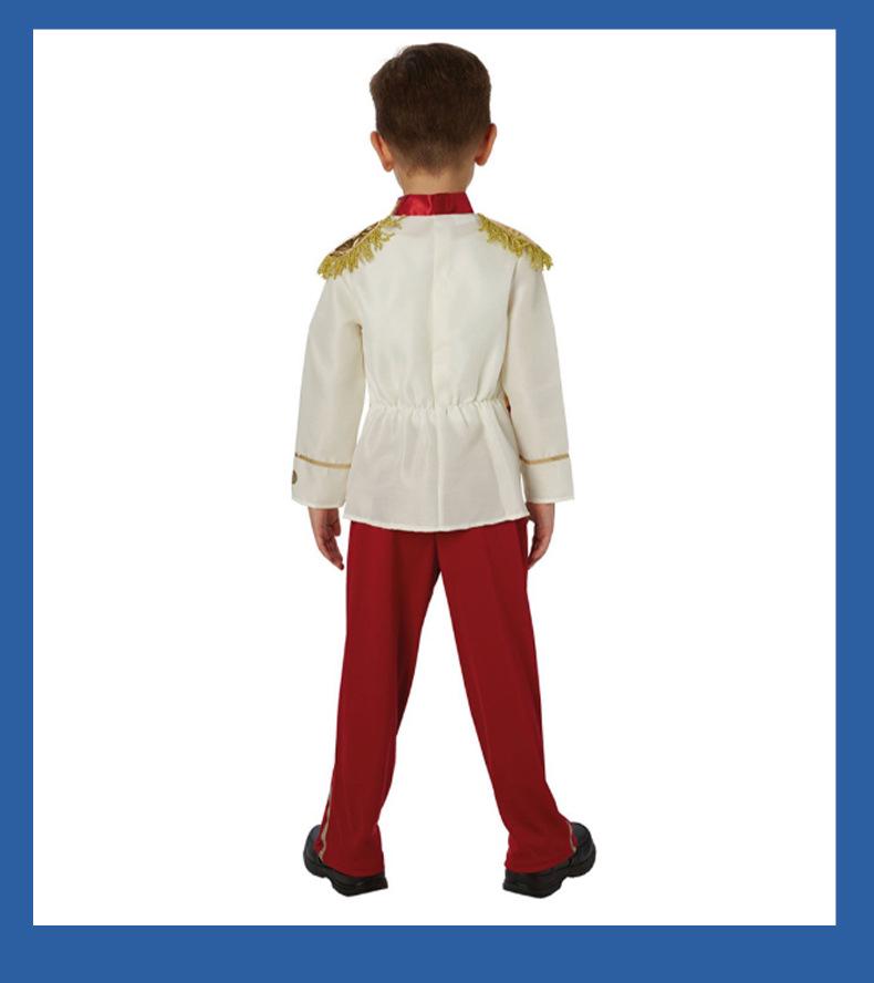 Cadılar Bayramı ve Sahne Gösterileri İçin Çocuk Masal Prensi Kostümü